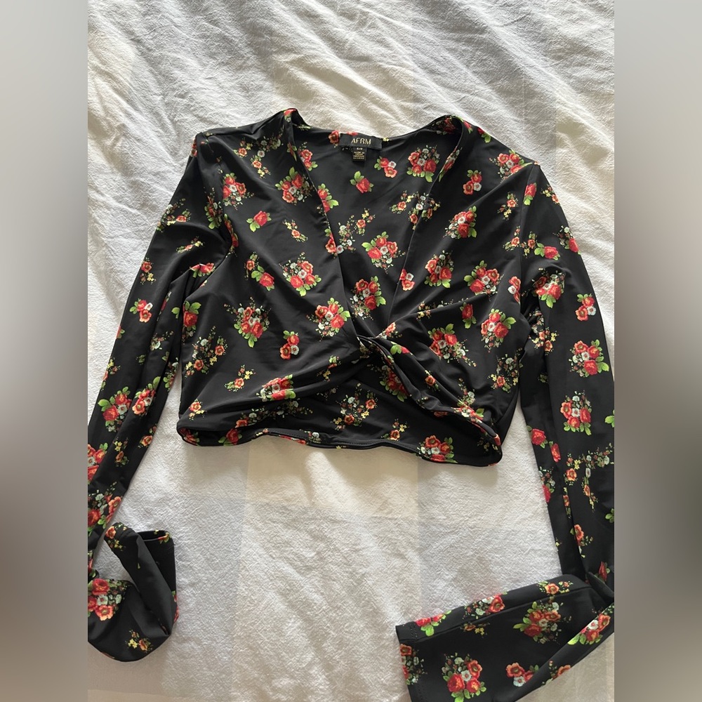 AFRM Crop Twist Top